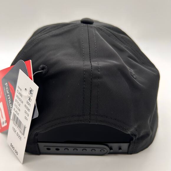 New Wildside X Formula 1 Yohji Yamamoto Embroidered Snapback Hat Black Unisex - Picture 2 of 12